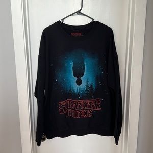 Netflix stranger things crew neck hoodie sweatshirt